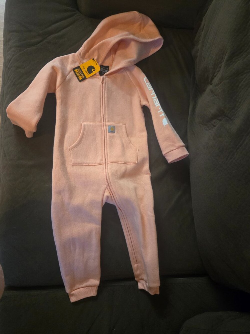 Carhartt Pink Kids Outdoor Cold Weather play suit